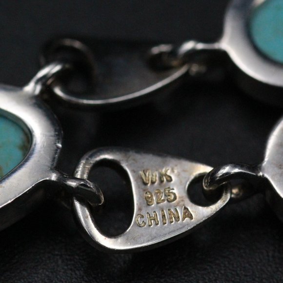 WHITNEY KELLY WK STERLING SILVER TURQUOISE NECKLACE - Picture 5 of 5